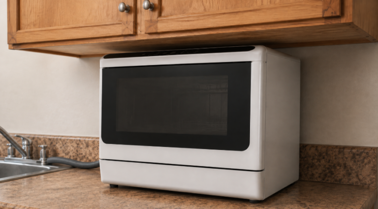 Portable Dishwasher for Renters: The Cabinet Above It Is the Problem